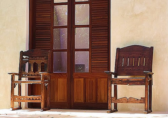 Fullmoon House Lamu Door